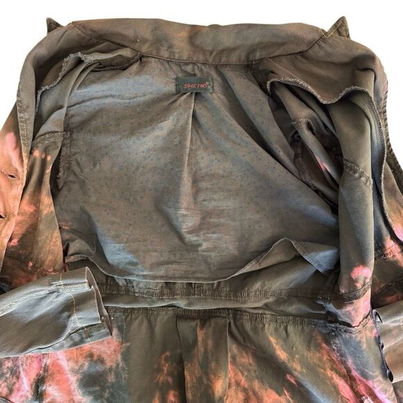 Reworked Vintage Y2K SoleMio Grunge Peplum Jacket L - Picture 6 of 8